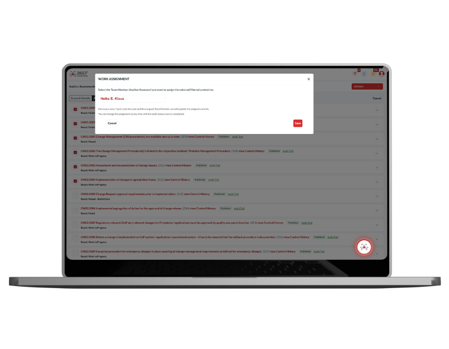 Assign work packages 